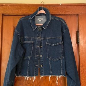 Ava & Viv Cropped Denim Jacket